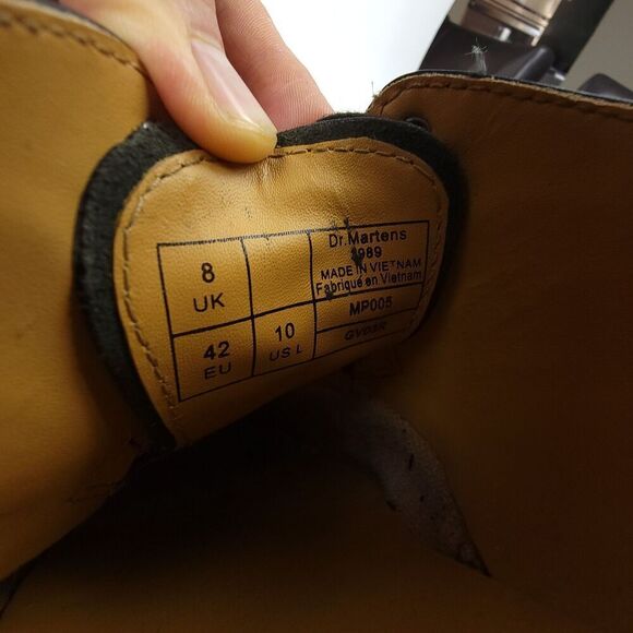 Dr. Martens 3989 Brogue Wingtip Black Leather Oxford Academia Shoes Old Money - Picture 11 of 16